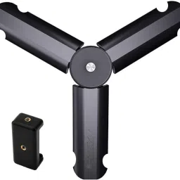 POZUB New Arrival High Quality Super Mini Tripod Stand, 1/4" Screw Mount MT-15 Universal Smartphone Gimbal Stabilizer Table Tripod for Mobile, camera Handheld Video Shooting Monopod Mini Vlog Tripod Extended Grip/Tripod Rotatable 360 Rotation Stabilized Handheld Camera With Selfie Stick Tripod Online Course Video Recording Special Design for Streaming Mobile Video Stand Mobile Stand holder Tripod stand for camera Tripod, Monopod, Monopod Kit, Tripod Ball Head, Tripod Bracket, Tripod Kit, Tripod Clamp-15