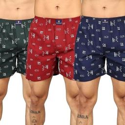 Pack of 3 Printed Men Boxer-image-65