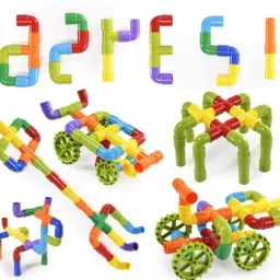 pulsbery Building Blocks for Kids/Pipe Puzzle Blocks for Kids/Blocks Puzzle for Kids image 3