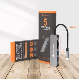 NOVOO Type C Hub 5 in 1 Data Card image 3