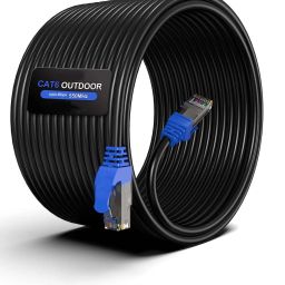 Sadow LAN Cable 20 m 20 Meter Cat6 Outdoor Ethernet LAN Cable Waterproof-16