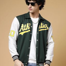 Men Colorblock Varsity Jacket-image-40