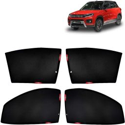 Side Window, Rear Window Sun Shade For Maruti Suzuki Vitara Brezza-image-58