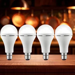 Emergency 15W Inverter LED Bulb with 1200mAh Rechargeable Battery Pack of 4 L90 4 hrs Bulb Emergency Light-image-93