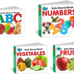New Arrival My Cute Board ABC Vegetables Fruits Numbers Picture books for kids-image-87