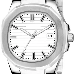 Analog Watch - For Men White Dial Date Function VM-LR147-24