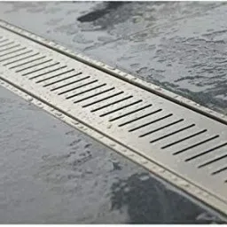 Viking SS304 Shower Channel Drain with Cockroach Trap and Hair Catcher - Stainless Steel 304- Length 600mm (24”), Width 100mm (4”), Brushed Finish-image-11