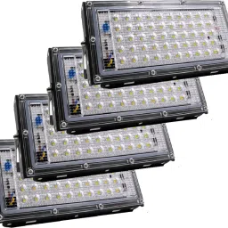 LED Spotlight 50W, Waterproof IP65, Garden Lamp, 220V AC, Light Fixture (Pack Of 4) Flood Light Outdoor Lamp-image-62
