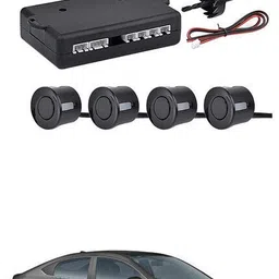 prtek CAR PARKING SENSORS ASSISTANT FOR Verna Car Reverse Parking Sensors Assistant BLACK_97 Parking Sensor-picture-24