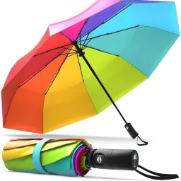 3 Fold with Auto Open and Close Umbrella For Man Women Umbrella-image-33