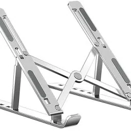 Akash Laptop Stand Laptop Stand Brass Desk Stand Rotatable Laptop Stand with Adjustable Height Compatible with 26 - 35 cm Laptops-17