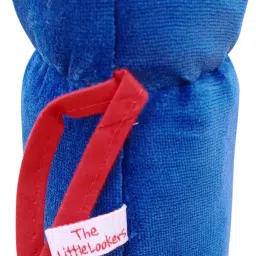 the little lookers Bottle Cover for Feeders Soft Plush Stretchable Baby Feeding Bottle Cover with Easy to Hold Strap | Suitable for 120ml, 140ml & 240ml (Pack of 1) image 2