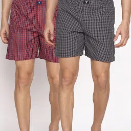 Pack of 2 Checkered Men Boxer-image-28