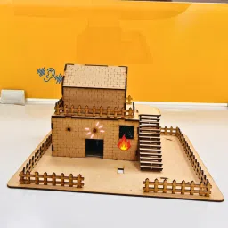 ansoz DIY Fire Detection House Model Kit with LED and Alarm system image 3