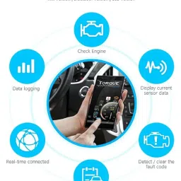 rivaldefy Mini ELM327 Bluetooth V2.1 ELM 327 Car Code Reader OBD2 Car Diagnostic Tool For OBDII Protocol For Android/Windows OBD Reader image 5
