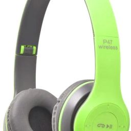 BRAND NEW Wireless Bluetooth Headphone with Sound and Bass (GREEN On the Ear) Bluetooth Headset-5