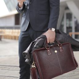 Men Brown Messenger Bag - Extra Spacious-image-35