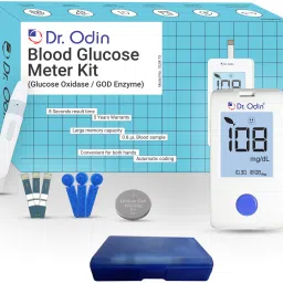Digital Glucose Blood Sugar Testing Monitor Machine with 25 Strips And 25 Lencets Glucometer-13