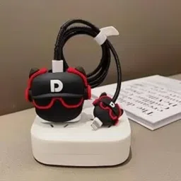 IZAAN STORE Silicone Pull String Headphone Case For Compatible with Apple 20W Adapter-38