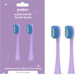 Perfora BrushHeads_Pack of 2 Lilac Lavender BrushHeads, Pack of 2 Electric Toothbrush-image-42