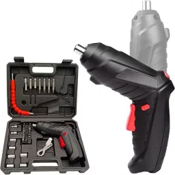 47-in-1 Electric Screwdriver - 3.6V Cordless Drill Driver Combination Screwdriver Set-image-64