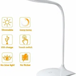 kuhinja Rechargeable LED Touch on/Off Desk Lamp Study Lamp image 3