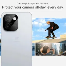 WonReza Edge To Edge Tempered Glass for OnePlus 13s, OnePlus 13s 5G Screen Guard, with Camera Lens Protector image 2