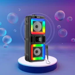 GUGGU DJ Box 40W Bluetooth Speaker with FM Radio, Mic & RGB Light Party SpeakerQA250 40 W Bluetooth Party Speaker-15