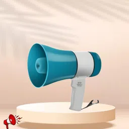 sacro Handheld Megaphone with Siren, Microphone & Rechargeable for Outdoor EventsA223 Megaphone Portable Megaphone Siren Loudspeaker Function &Long Battery BackupA223 Outdoor PA System-picture-34