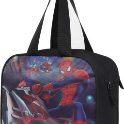 Spidermen 3D Printed Pack of 1 Lunch tiffin bag picnic bags Waterproof Lunch Bag-picture-1