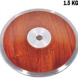 hackerx Wooden discus throw 1.5kg Wooden Discus Throw Disc (1.5 kg) Wooden Discus Throw Disc-picture-3