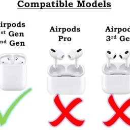 YSTIFYRA Silicone Pull String Headphone Case For Apple Airpods 1st Generation, Apple Airpods 2nd Generation image 3