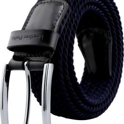 Men Casual Blue Canvas Belt-image-98