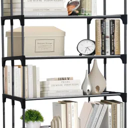 BOOKCASES Metal Open Book Shelf-17