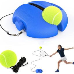 Solo Tennis Training Equipment for Self-Pracitce Tennis Rebounder Kit Tennis Ball-image-75