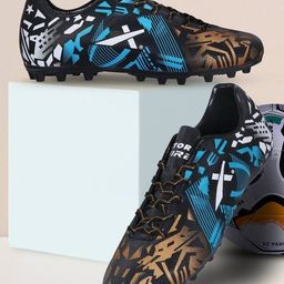 vector x Fire Sporty Design Synthetic Upper & Non Slip Sole Futsal Indoor Football Shoes For Men-picture-33