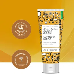 aroma magic Sunscreen - SPF 30 PA++ Matte Sunblock Lotion| Mattifies & Protects from UVA/UVB Rays | All Skin Types image 5