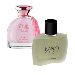 CFS Stylus & Man Only Set Of 2 Long Lasting Eau De Parfum - 100ml Each image 1