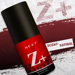 NEXT CARE Set Of 2 Naughty Black & Z+ Long Lasting Eau De Parfum- 60 ml & 10 ml-10