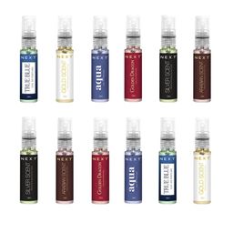 NEXT CARE Set Of 12 True Blue,Gold Scent, Aqua,Dragon,Silver, Arabian Scent EDP-10 ml Each-10