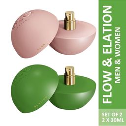 EZE Set of 2 Flow & Elation Long Lasting Eau De Parfum - 30ml Each-30