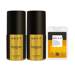 NEXT CARE Set Of 3 Magnet & Why Pocket Long Lasting Eau De Parfum- 10 ml & 20 ml-1