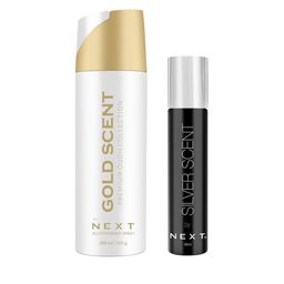 NEXT CARE Set Of 2 Gold Scent Body Spray - 200 ml & Silver Scent Perfume - 30 ml-54