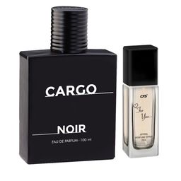 CFS Cargo Noir Long Lasting Eau De Parfum 100ml & For You Apparel Perfume 25ml-53