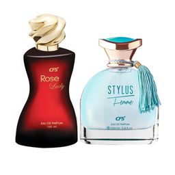 CFS Rose Lady & Stylus Blue Set Of 2 Long Lasting Eau De Parfum - 100ml Each-image-64