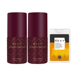 NEXT CARE Set Of 2 Golden Dragon EDP - 10 ml Each With Next Perfume - 20 ml image 3
