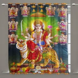 154 cm (5 ft) Polyester Room Darkening Window Curtain Single Curtain-image-11