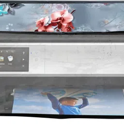JMT Printer Cover For HP ENVY 5530 All in One Printer (Grey Floral Print) Printer Cover-image-95