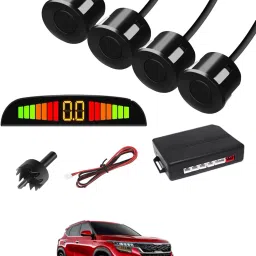 Black 4 Parking Reverse Safety Sensor For Vehicles-241 Universal Reverse Black Parking Sensor With Buzzer And LED Display-241 Parking Sensor-picture-26