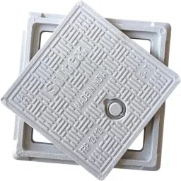 Heavy Duty Flat Manhole Sump Cover 12x12 Inch | 3 Tons Capacity Chamber Flush Tank Lid-picture-3
